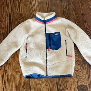 Patagonia kids fleece jacket medium